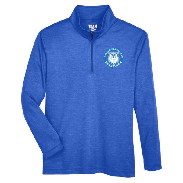 YOUTH - Heathered Light Weight 1/4 Zip Thumbnail